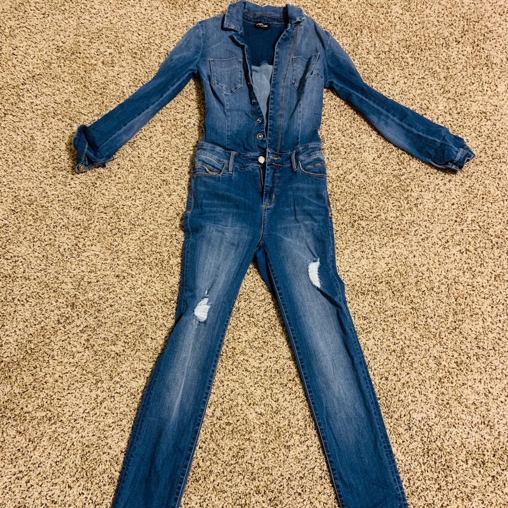 Bebe jeans jumpsuit